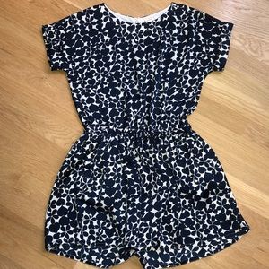 Crewcuts navy floral romper